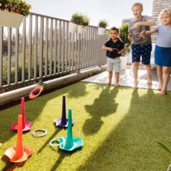 Quut Beach Set 1: 1 Triplet + 1 Ringo Combi (6rings + 1 Ball) In Mesh Beach Bag -SportX Verkäufe 5425031170969