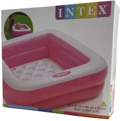 Intex Aufblasbarer Baby-Pool - 85 X 85 X 23 Cm -SportX Verkäufe 6941057451008 opblaasbaar babyzwembad 4