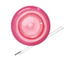 Acrobat Weiches Spinning Teller Mit Hand Stick, Rot