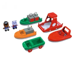 AquaPlay Boote Set Mit Wilma & Bo - 10 Teile