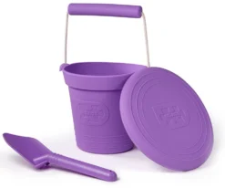 Bigjigs Silikon-Eimer - Lavendel Lila -SportX Verkäufe bigjigs silikon eimer lavendel lila 3