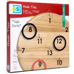 BS GA366 Hooky-Hook Toss Ringwurfspiel, Holz/Rot/Schwartz -SportX Verkäufe bs ga366 hooky hook toss ringwurfspiel holz rot schwartz 3