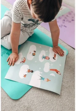BUKI-TAPIJT DE YOGA - PAARS -SportX Verkäufe buki eco kinder yogamat paars 1