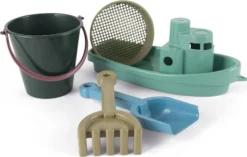 Dantoy Blue Marine Toys Boot- En Zandset - 5-delig