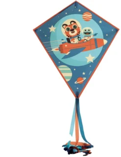 Djeco 32158 Juego Habilidad Cometa Rocket Geschicklichkeitsspiele, Bunt