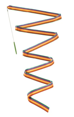 DJECO - Action- Und Reflex-Spiele DJECOGeschicklichkeitsspiel Jolyruban Gymnastikband, Mehrfarbig (15)