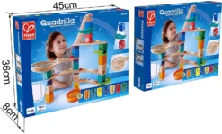 Hape E6020 Medium Set Quadrilla, Kugelbahn Mit 44 Bauteilen Aus Holz Und 50 Murmeln, Ab 4 Jahren -SportX Verkäufe hape e6020 medium set quadrilla kugelbahn mit 44 bauteilen aus holz und 50 murmeln ab 4 jahren 3