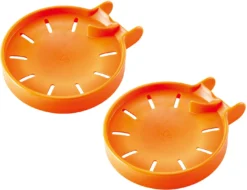 Hape E6030 - Murmel-Stopp Doppelpack, Zubehör Für Quadrilla Kugelbahnen, Ab 4 Jahren, Orange