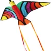 HQ 106522 - Tropical Bird Kinderdrachen Einleiner, Ab 5 Jahren, 75x150cm, Inkl. 17kp Polyesterschnur 40m Auf Spule, 2-5 Beaufort