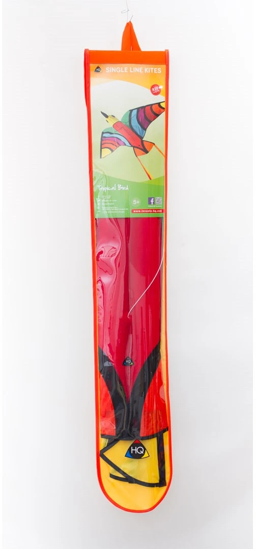 HQ 106522 - Tropical Bird Kinderdrachen Einleiner, Ab 5 Jahren, 75x150cm, Inkl. 17kp Polyesterschnur 40m Auf Spule, 2-5 Beaufort 2 HQ 106522 - Tropical Bird Kinderdrachen Einleiner, Ab 5 Jahren, 75x150cm, Inkl. 17kp Polyesterschnur 40m Auf Spule, 2-5 Beaufort – Bild 2