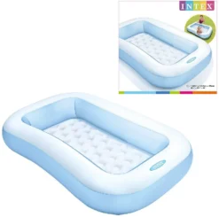 Intex Rectangular Pool - Kinder Aufstellpool - Planschbecken - 166 X 100 Cm X 25 Cm - Für 2+ Jahre