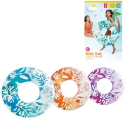 Intex Zwemring Print Transparant 91cm 3ass