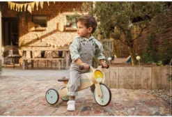 Janod Janod-2-in-1 Schaukel Dreirad Aus Holz-Anpassbare Wippe-Motorik Und Gleichgewichtssinn Entwickeln-Baby Holzspielzeug-FSC-Zertifiziert-Ab 12 Monaten, J03284 -SportX Verkäufe janod bikloon 2 in 1 houten schommelmotor driewieler 2