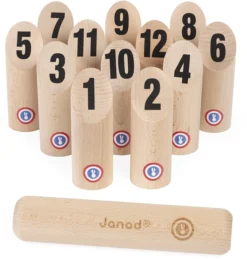 Janod J03024 28 Holzkegel Spiel Für Draußen Und Im Freien-Geschicklichkeitsspiel Ab 5 Jahren -SportX Verkäufe janod j03024 28 holzkegel spiel fuer draussen und im freien geschicklichkeitsspiel ab 5 jahren 3