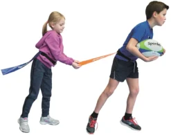 Megaform Flaggen-Rugby-Gürtel Orange - 6er-Set -SportX Verkäufe megaform flaggen rugby guertel orange 6er set 3