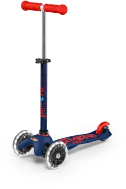 Micro Mini Deluxe Marineblau/Rot LED