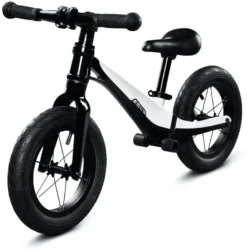 Micro Mobility GB0031 Micro Balance Bike Deluxe Pro Laufrad, Schwarz-Weiß
