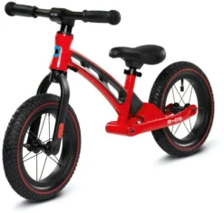 Micro Mobility GB0033 Micro Balance Bike Deluxe Laufrad, Schwarz-Rot