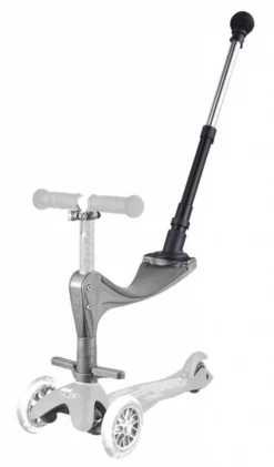 Micro Mobility Schiebestange Mit Fußhalterung, Schwarz