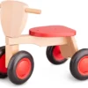 New Classic Toys® Neu Classic Toys Road Star Holz 4-Rad-Balance Fahrrad - Rot
