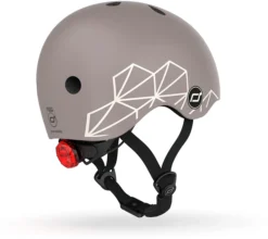 Scoot And Ride Helmet XS - Brown Lines -SportX Verkäufe scoot and ride helmet xs brown lines 4