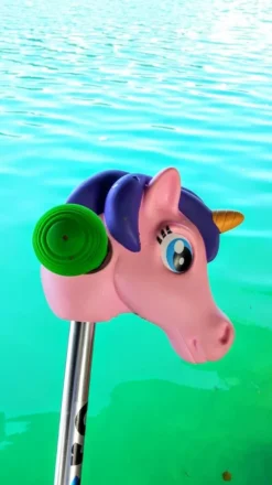 MICRO Scootaheadz Einhorn : Kinder Scooter Zubehör Scooter Einhorn Kopf | Pink Und Lila | Passt An Gängige 2 Und 3 Rädrige RollerFür Kinder -SportX Verkäufe scootaheadz einhorn kinder scooter zubehoer scooter einhorn kopf pink und lila passt an gaengige 2 und 3 raedrige rollerfuer kinder 3