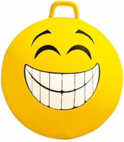 Merkloos SKIPPY KUMPEL SKIPPY BALL SMILEY 65CM 3ASS