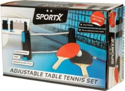 SPORTX Oprolbare Tafeltennisnet + 2bats ** -SportX Verkäufe sportx oprolbare tafeltennisnet plus 2bats 3