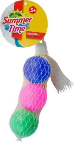 Summertime Beachball Bälle 3pcs Im Netz -SportX Verkäufe summertime beachball baelle 3pcs im netz 3