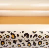 Swim Essentials Aufblasbarer Swimmingpool Panther Print Beige - 211 X 132 X 46 Cm