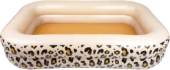 Swim Essentials Aufblasbarer Swimmingpool Panther Print Beige - 211 X 132 X 46 Cm