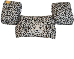 Swim Essentials Beige Leopard Puddle Jumper 2-6 Years