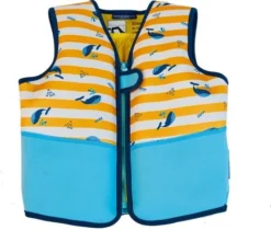 Swim Essentials Gelb-Weißer Wal Schwimmweste 4-6 Jahre