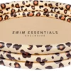 Swim Essentials Kinderschwimmbecken Pantherdruck Beige 3 Ringe - 150 Cm