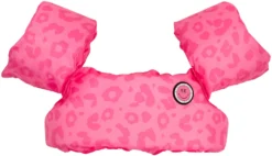 Swim Essentials Pink Leopard Puddle Jumper 2-6 Years