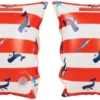 Swim Essentials Red-White Whale - Inflatable Swimming Armbands 2-6 Years