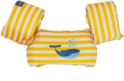 Swim Essentials Yellow-White Whale Puddle Jumper 2-6 Years