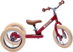 Trybike Laufrad 2-in-1 Steel - Vintage Rot