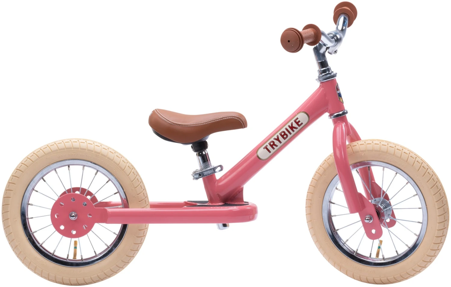 Kinderfeets Trybike Laufrad Steel Vintage Rosa - Zweirad 1 Kinderfeets Trybike Laufrad Steel Vintage Rosa - Zweirad