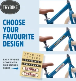 Trybike Laufrad 2-in-1 Steel - Vintage Blau -SportX Verkäufe trybike loopfiets 2 in 1 steel vintage blauw 5